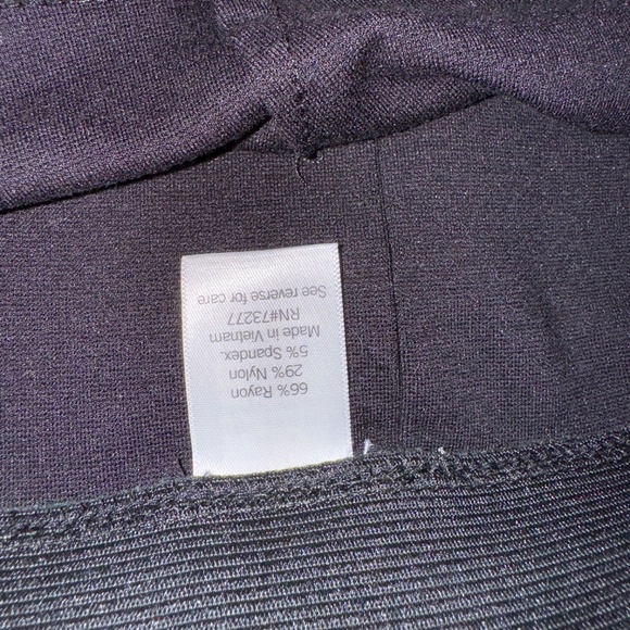 EUC Nine West Seamed Tummy-Control Ponte Leggings Black Size XL - Picture 5 of 7